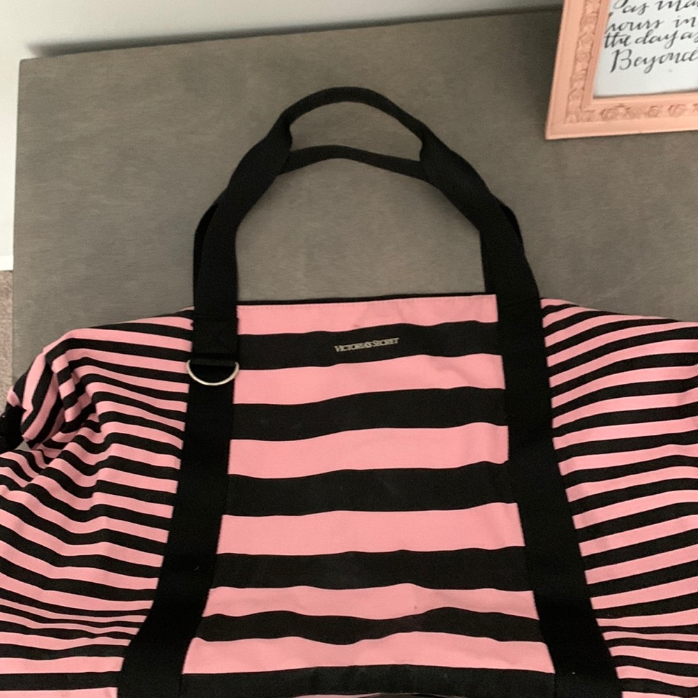 Large Victoria’s Secret travel tote with shoulder strap
